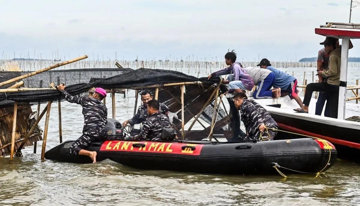 Antisipasi Konflik, Polda Metro Jaya Lakukan Patroli di Lokasi Pagar Laut Tangerang