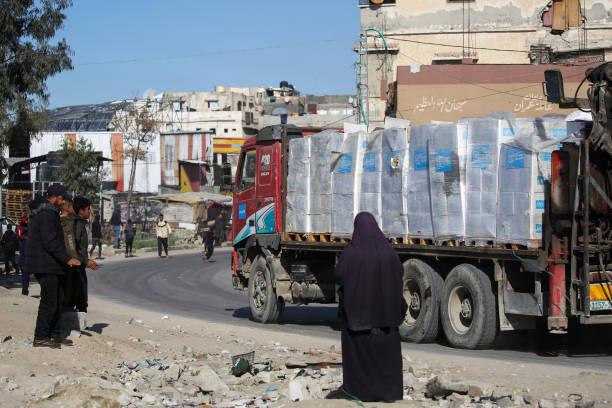 915 Truk Bantuan Masuk Gaza di Hari Kedua Gencatan Senjata