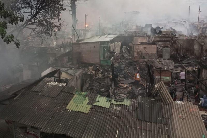 Kebakaran di Kemayoran Gempol Jakpus, 543 Rumah Hangus