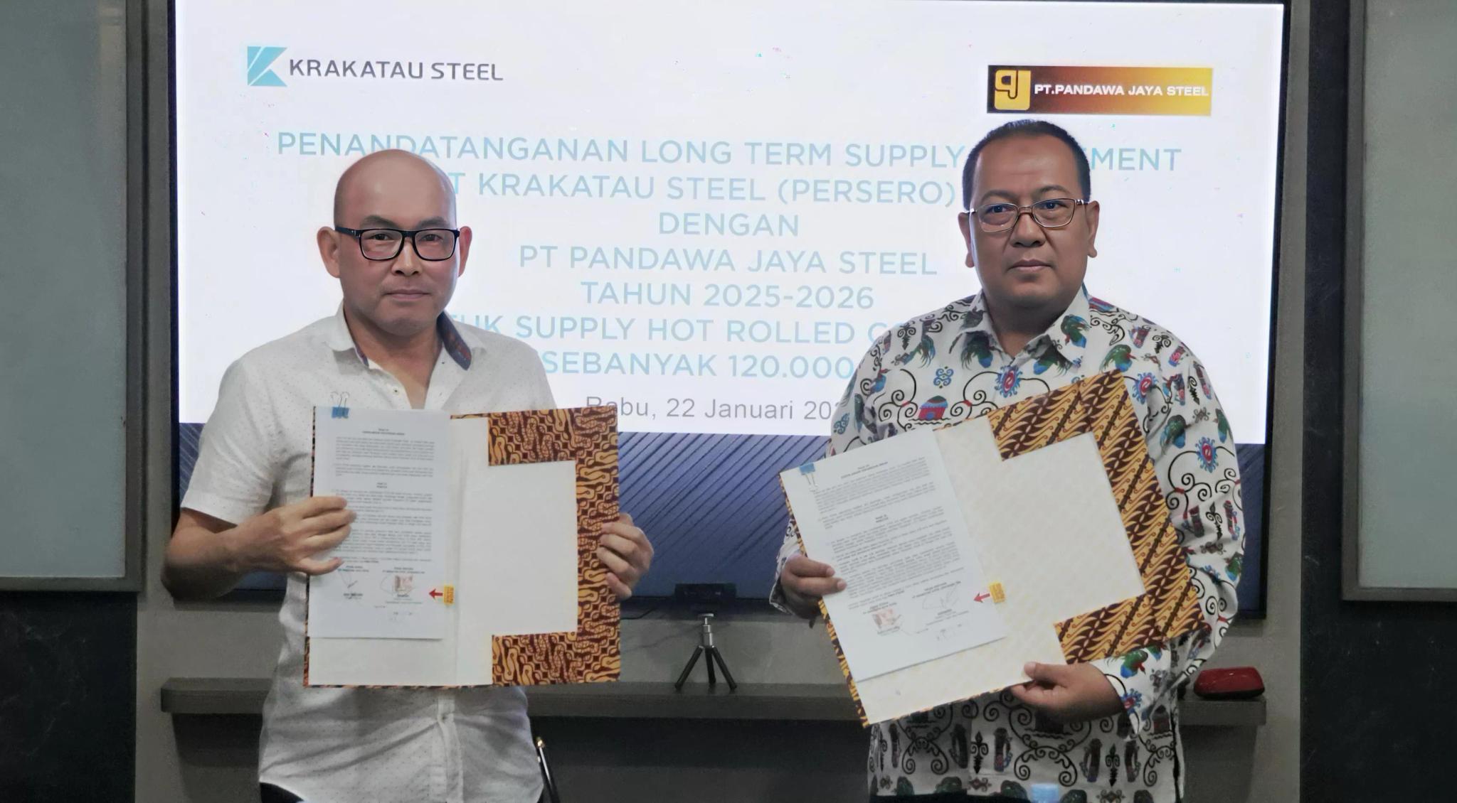 Genjot Penjualan, Krakatau Steel Tandatangani Kesepakatan Pasok Baja HRC