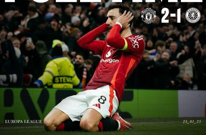 Kalahkan Rangers, Bruno Fernandes: MU Klub Besar yang Terbiasa Menang