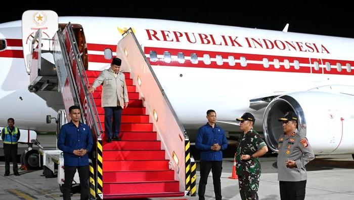 Presiden Prabowo Kembali ke Indonesia Usai Kunjungan Diplomatik ke India dan Malaysia