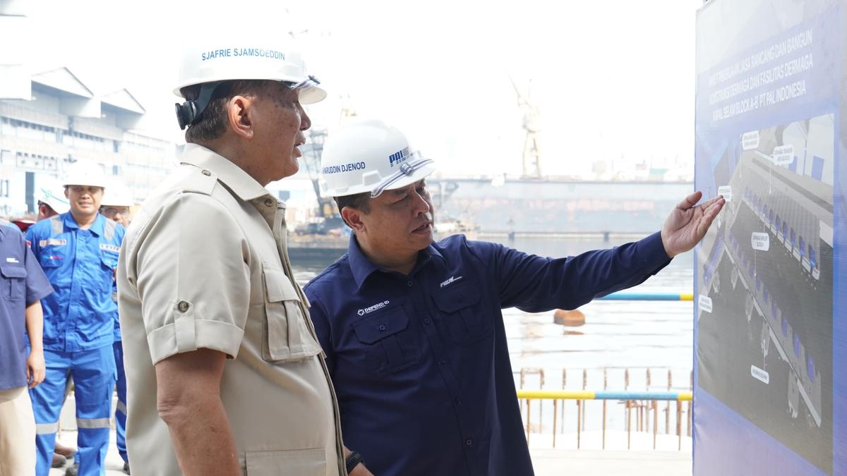 Kunjungi PT PAL, Menhan Sjafrie Berikan Arahan Strategis