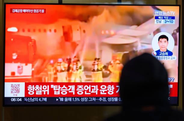 Otoritas Korsel Perintahkan Investigasi Kebakaran Pesawat Air Busan