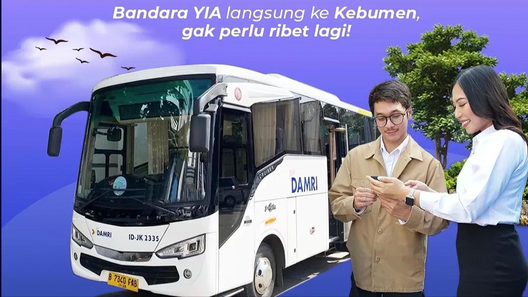 Damri Hadirkan Rute Bandara YIA - Kebumen, Tiket Bisa Dipesan Online!
