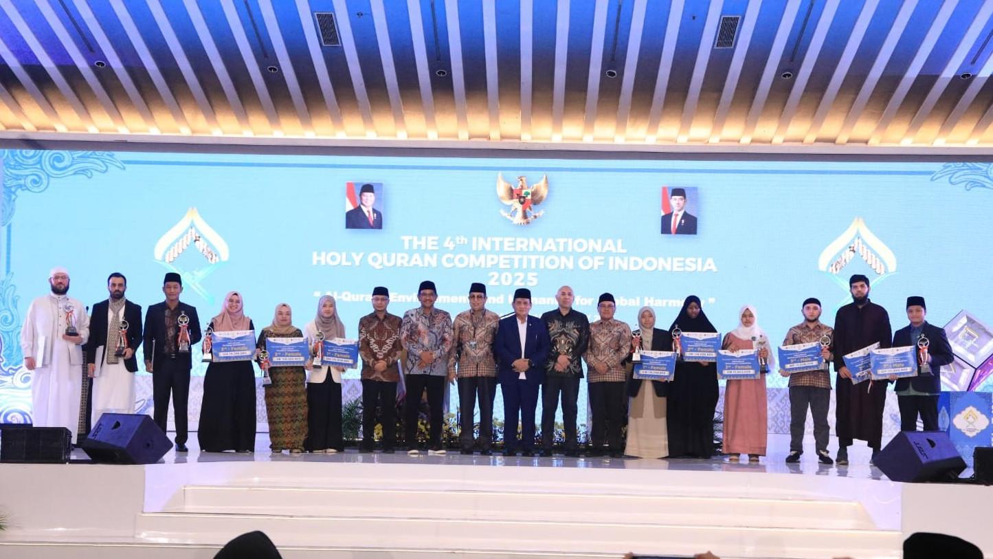 Indonesia Raih Juara Umum MTQ Internasional 2025