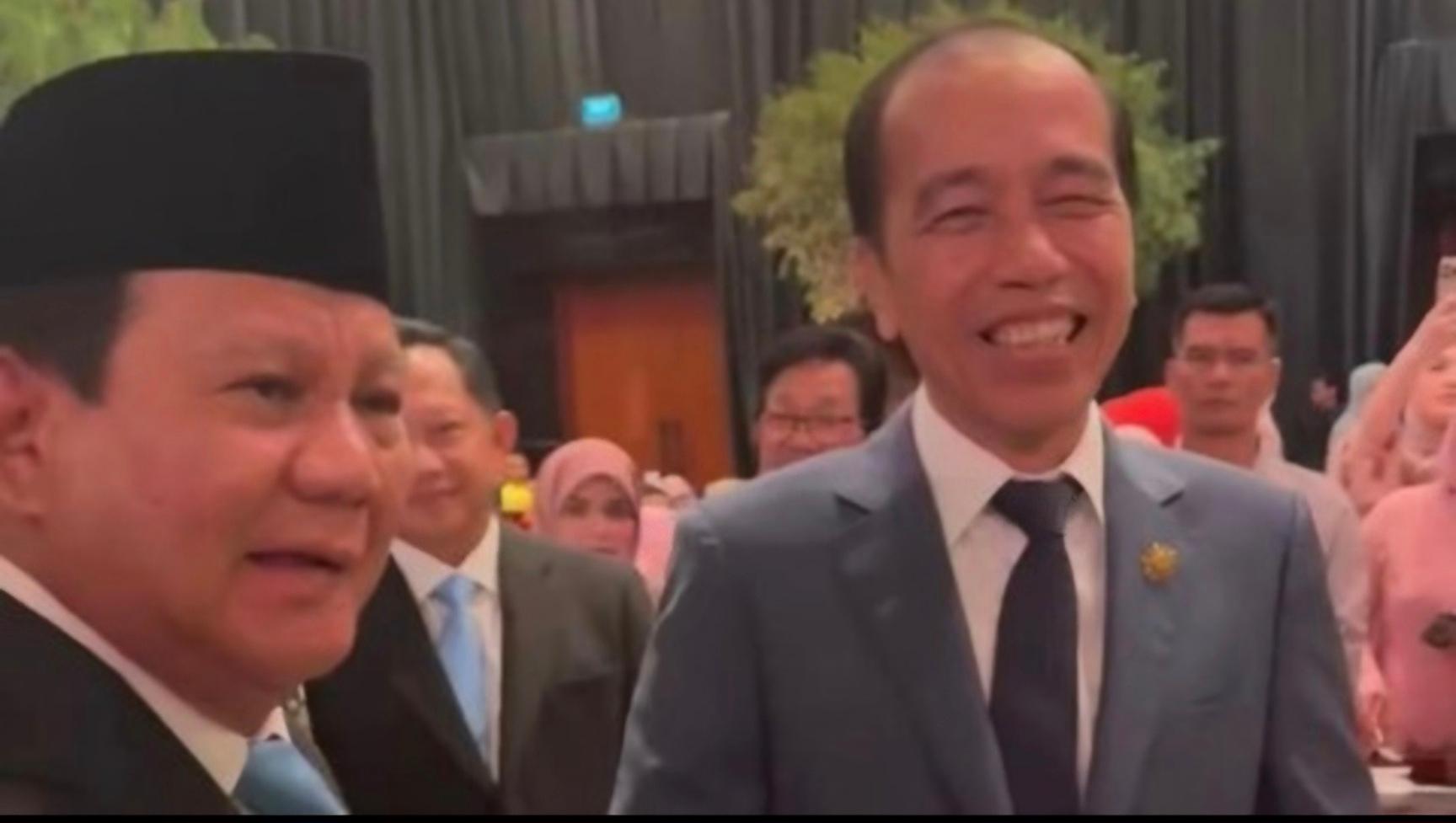Momen Presiden Prabowo dan Jokowi Bahas "Cawe-cawe"