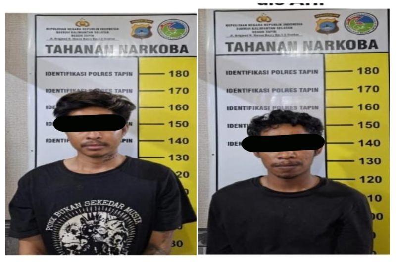2 Pengedar Sabu Lintas Daerah Ditangkap di Tapin Kalsel