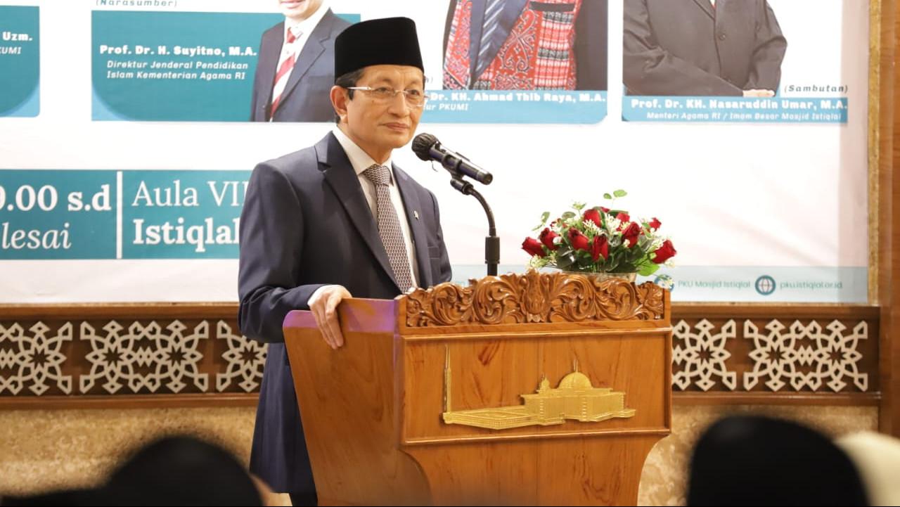 Menag Nasaruddin Umar Minta Kader Ulama Masjid Istiqlal Berani Berpikir Kritis