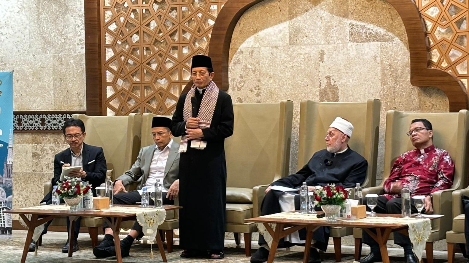 Dialog Lintas Agama, Menag Nasaruddin Umar Jelaskan Empat Isu Strategis Kemenag