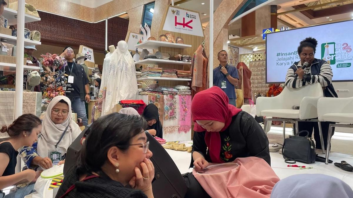 Hutama Karya Fasilitasi UMKM Binaan Tembus Pasar Global di INACRAFT 2025