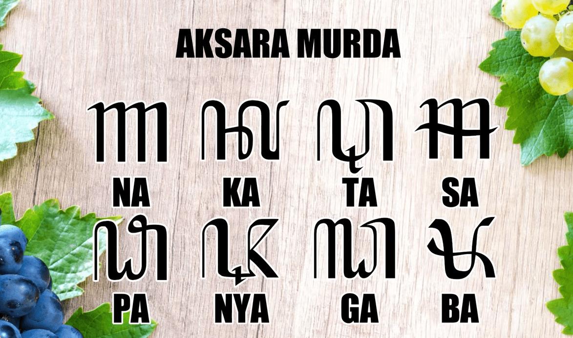 Mengenal Aksara Murda: Mengenal Budaya yang Sarat Makna