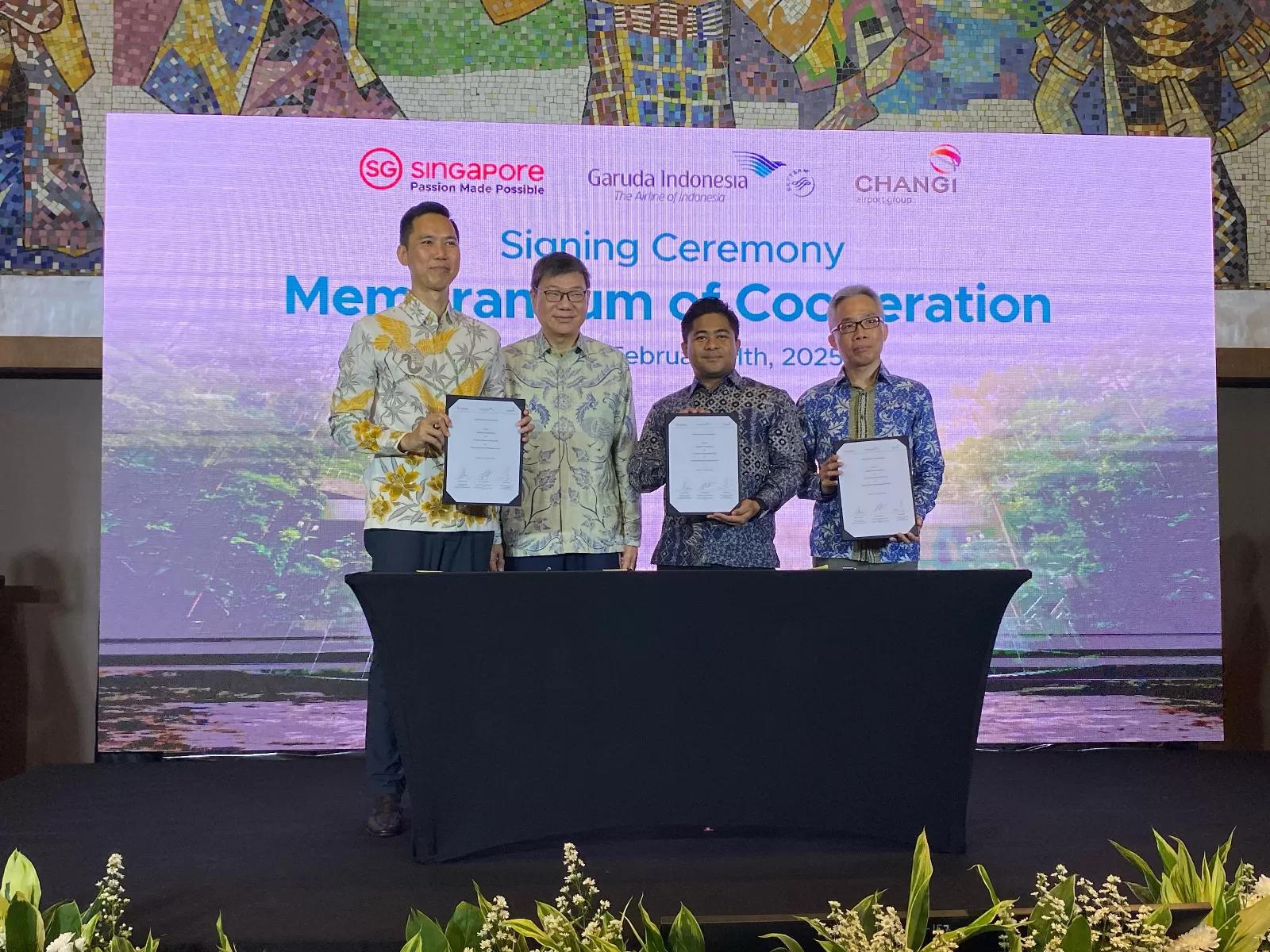 Singapore Tourism Board Gandeng Garuda Indonesia dan Changi Airport Tingkatkan Pariwisata