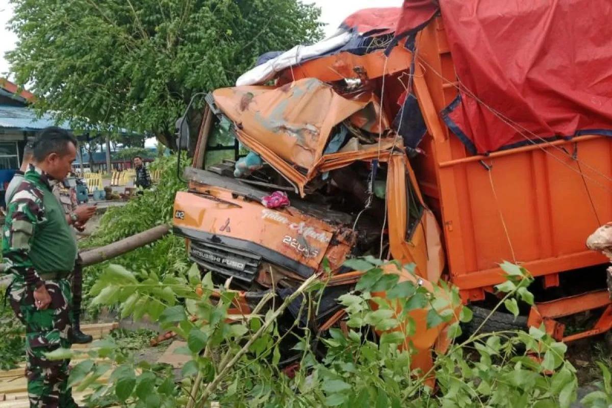 Truk Rem Blong Kecelakaan di Pelabuhan Bakauheni bikin Kernet Tewas
