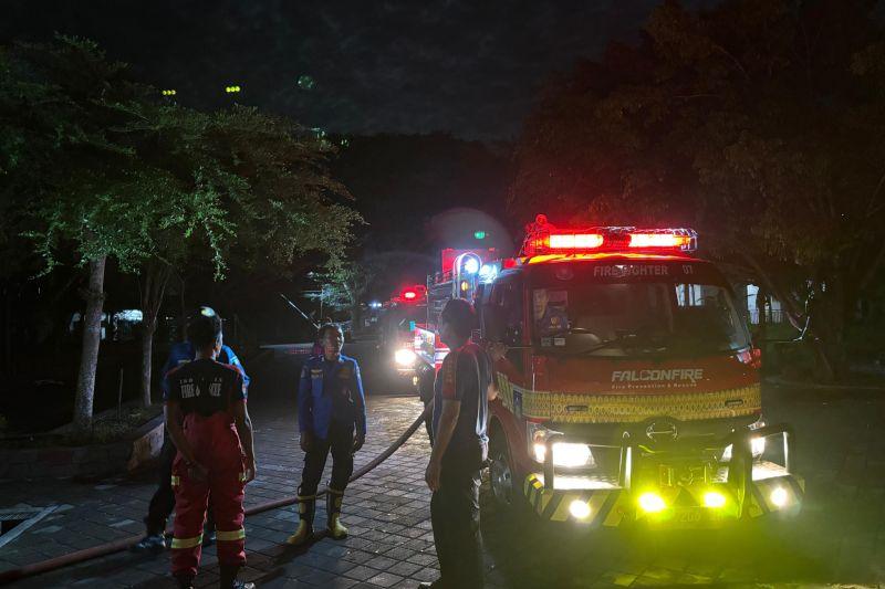 Kebakaran Kubah Masjid Agung Praya di Lombok Tengah gegara Korsleting Listrik