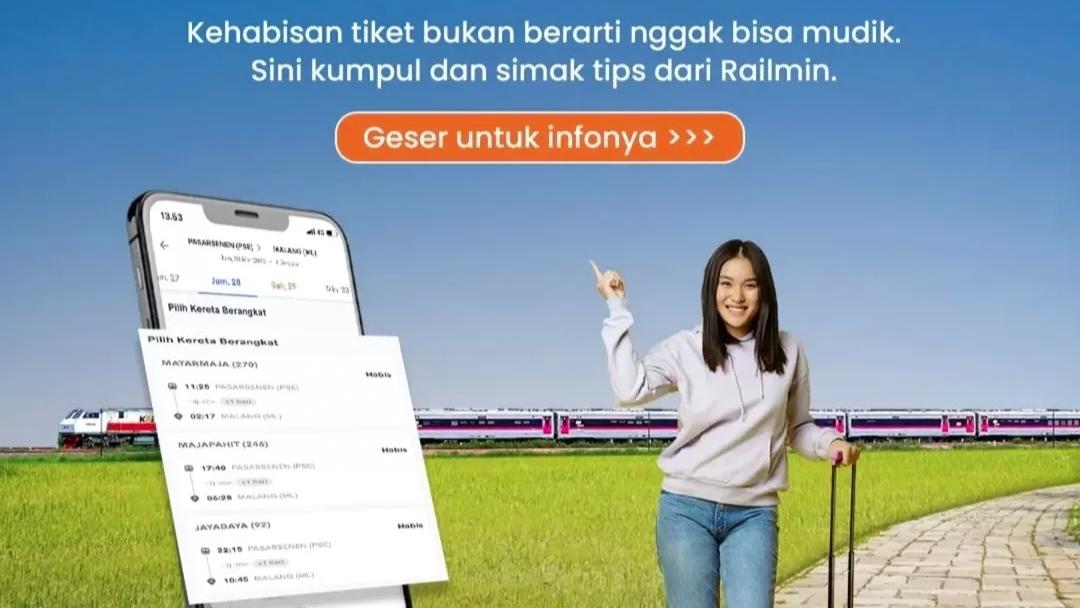 5 Tips dari KAI Agar Menang War Tiket Mudik Lebaran 2025