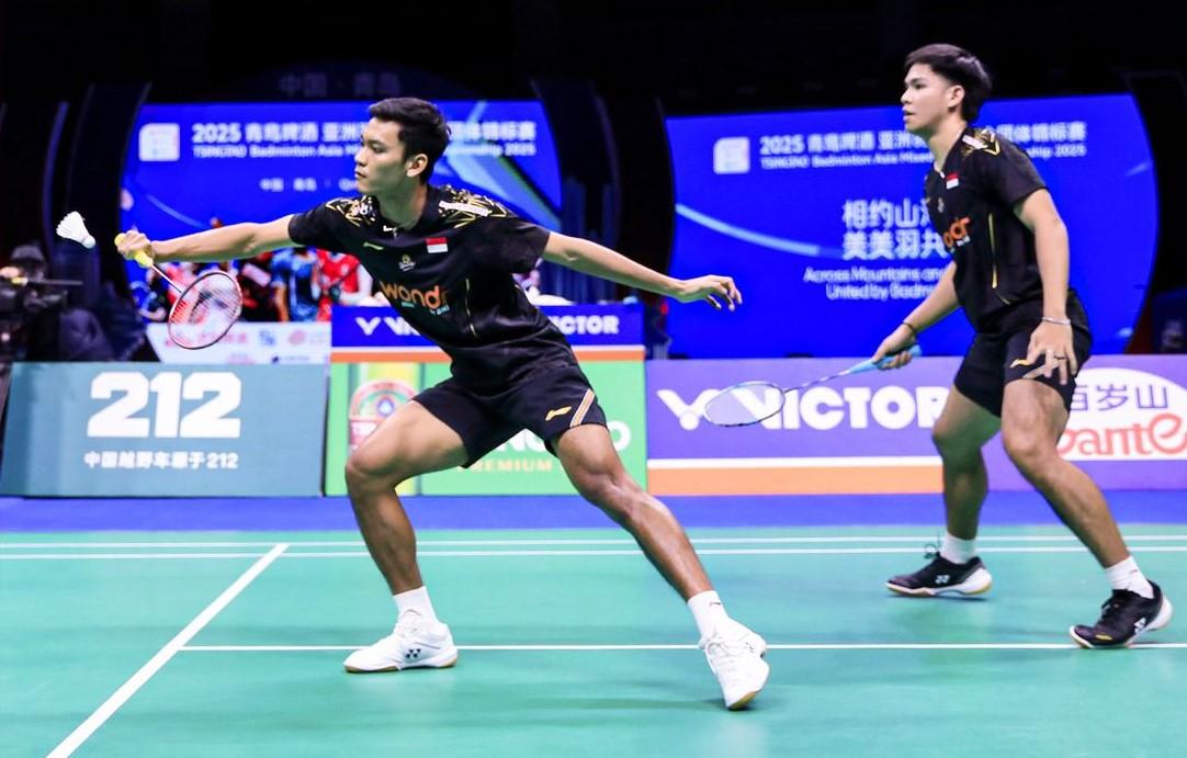 Sikat Thailand 3-1, Indonesia Segel Tiket Final Kejuaraan Bulu Tangkis Beregu Campuran Asia 2025 China