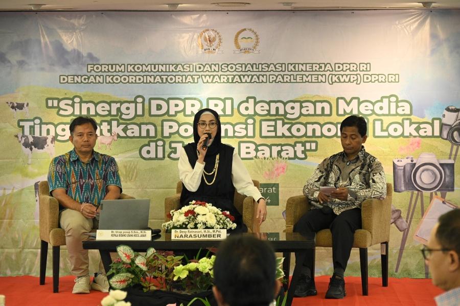 Desy Ratnasari Dorong Sinergi DPR dan Media Majukan UMKM Jabar