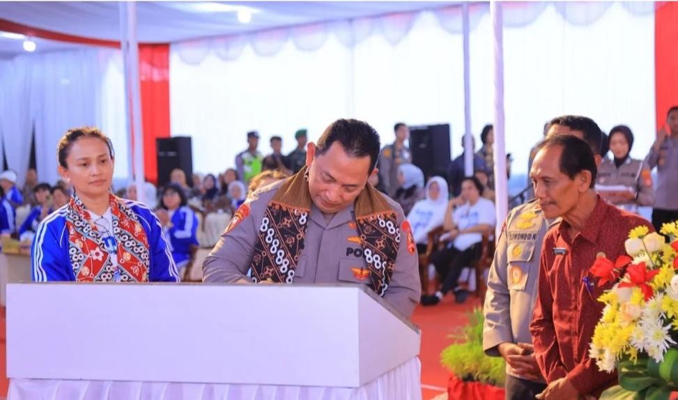 Kapolri Resmikan Irigasi di Kulon Progo Guna Dukung Pertumbuhan Ekonomi