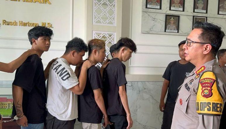 Terungkap Ini Peran 6 Orang Pelaku Penusukan Anggota Brimob di Jambi