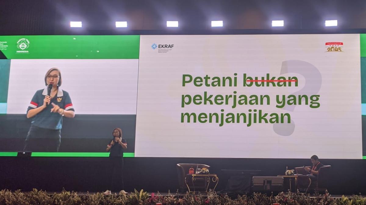 Wamenekraf Irene Umar di Pembukaan Sekolah Tani Muda II: Petani Bukan Pekerjaan yang Kuno