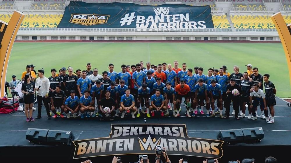 Dewa United FC Deklarasi sebagai Klub Wakil Wilayah Banten
