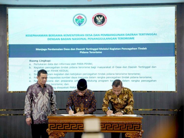 BNPT dan Kemendes PDTT Sepakat Kolaborasi Jaga Desa dari Ideologi Kekerasan