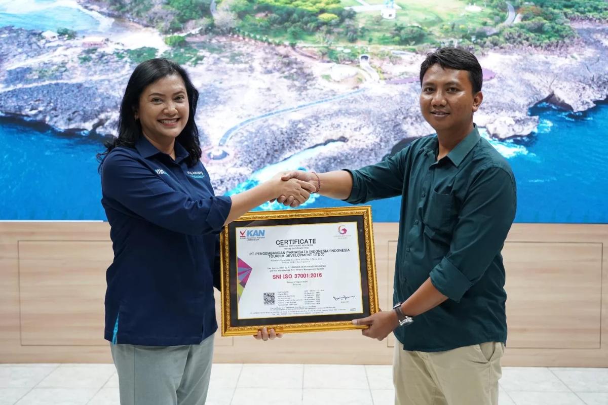 ITDC Perkuat Tata Kelola dengan Sertifikasi ISO 37001:2016 di The Golo Mori