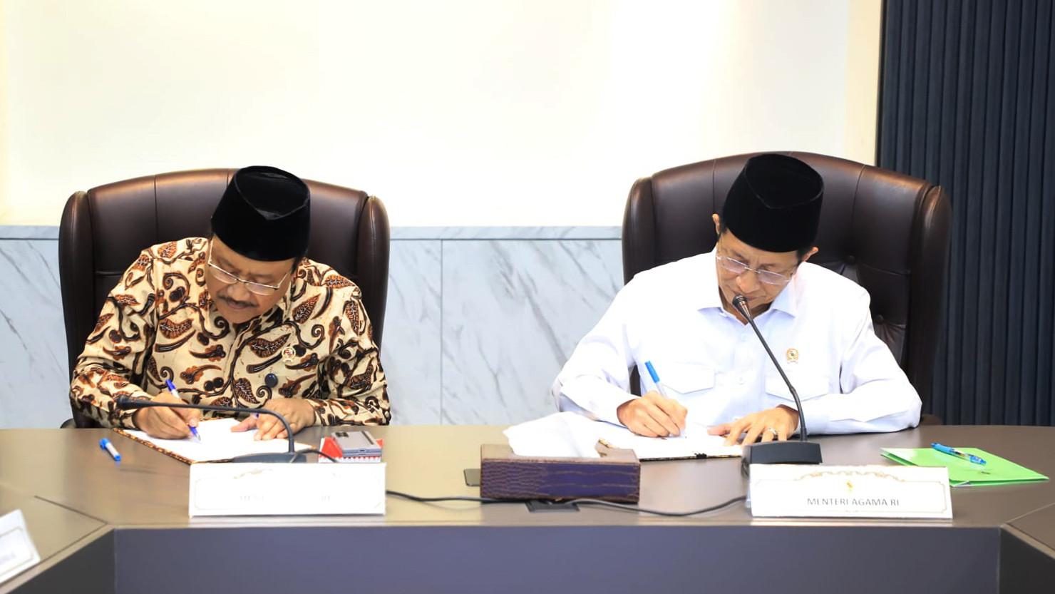Kemenag dan Kemensos Sinergi Penguatan Program Sosial Keagamaan
