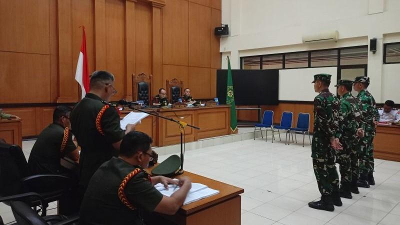 2 Oknum TNI Penembak Bos Rental Dituntut Penjara Seumur Hidup, 1 Penadah 4 Tahun Bui