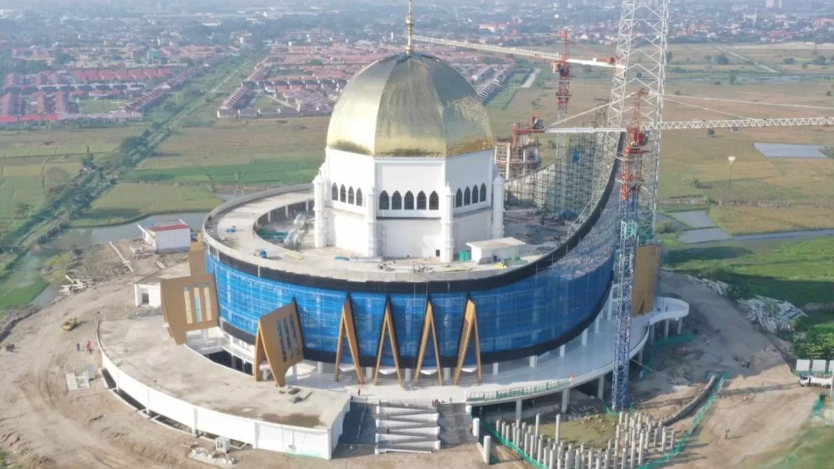 Hampir Rampung, Proyek Medan Islamic Centre Garapan Waskita Karya Bisa untuk Shalat Jumat