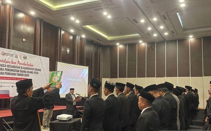 Bawaslu Kabupaten Serang Perkuat Pengawasan PSU Pilkada dengan 87 Panwascam Baru