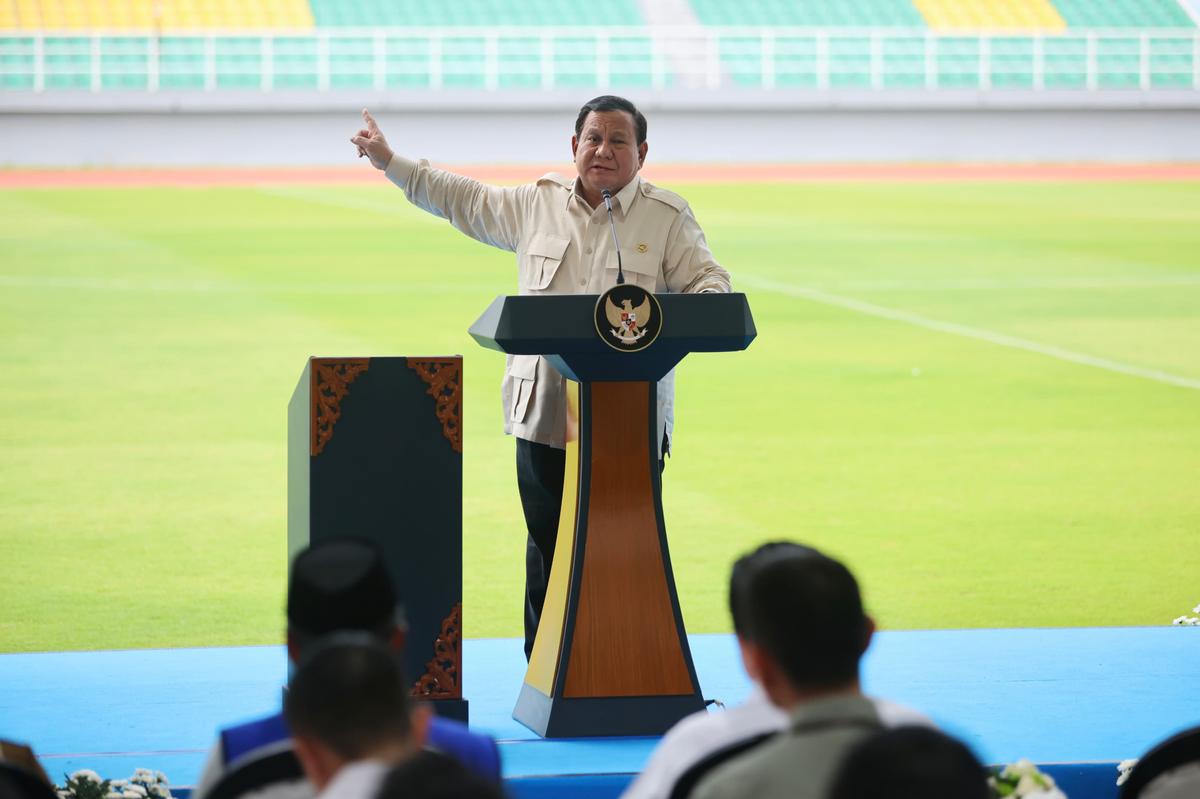 Resmikan 17 Stadion, Presiden Prabowo Dorong Kerja Sama Klub dengan Swasta