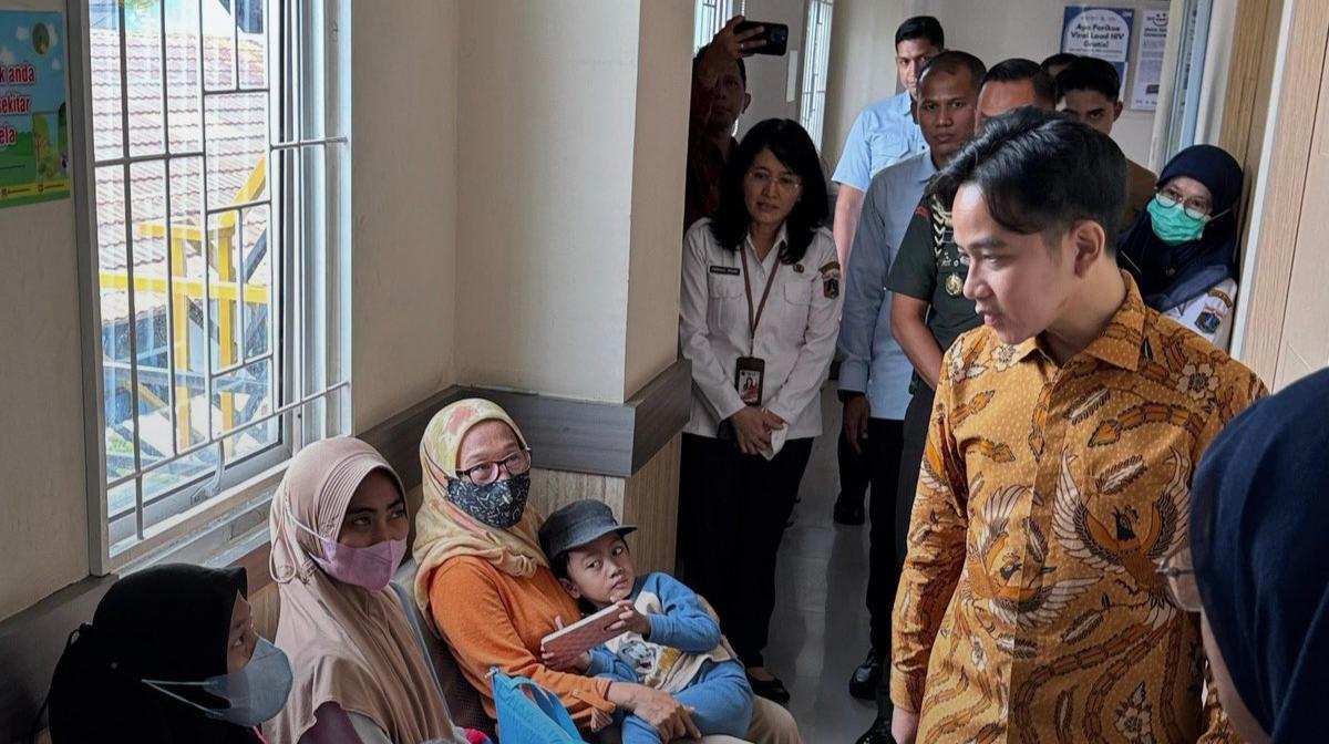 Wapres Gibran Tinjau Cek Kesehatan Gratis di Jakarta Barat