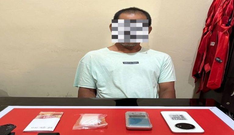 Pria Paruh Baya di Palangka Raya Ditangkap gegara Edarkan Sabu