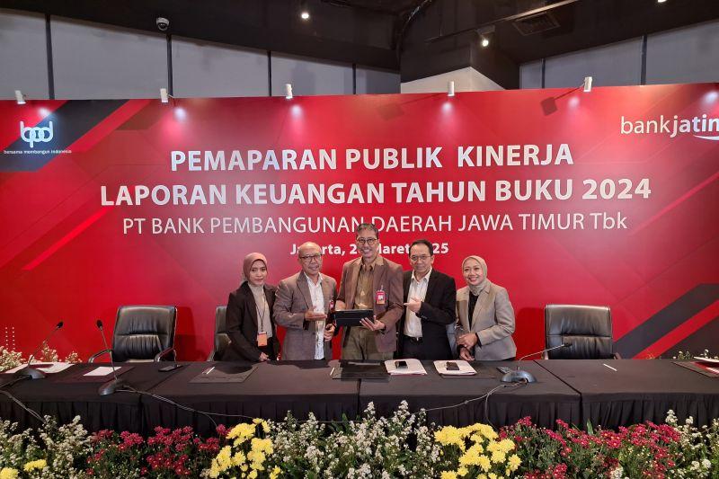 Bank Jatim Kantongi Laba Bersih 2024 Sebesar Rp1,28 Triliun
