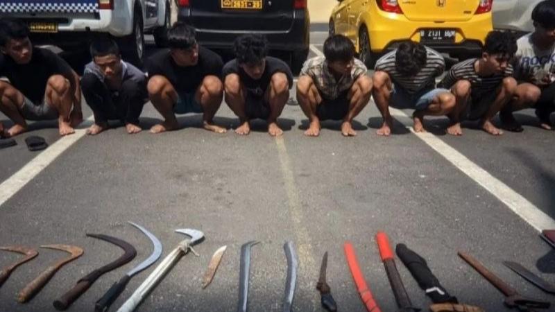 Serang 3 Remaja di Sunter, 6 Anggota Geng Motor Ditangkap Polisi