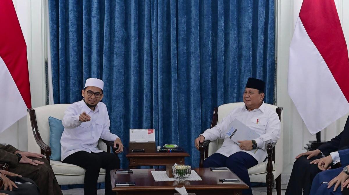 Presiden Prabowo Terima Kunjungan Ustadz Adi Hidayat dan Perwakilan Al- Azhar Kairo
