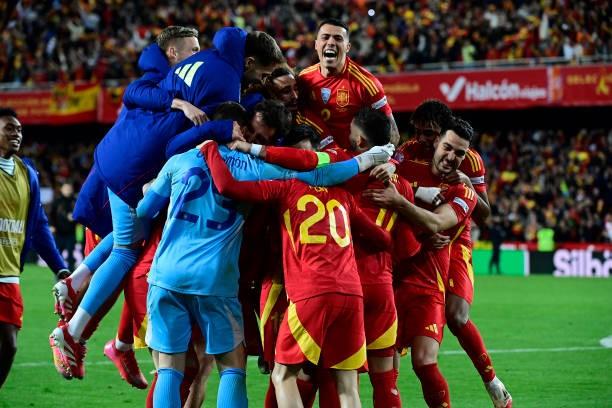 Nations League, Drama Adu Penalti Tandai Laju Spanyol ke Semifinal