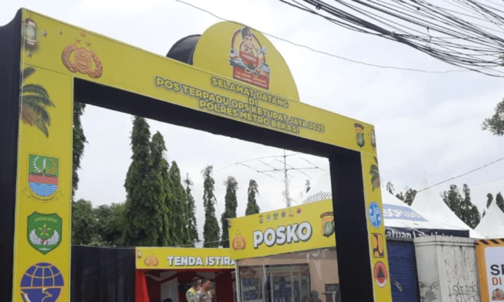 Pos Terpadu Operasi Ketupat Jaya 2025 Disiagakan di Perbatasan Bekasi-Karawang