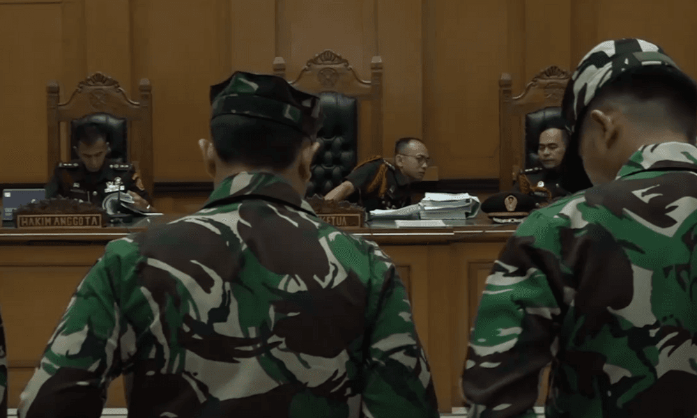 Majelis Hakim Vonis Seumur Hidup Dua Anggota TNI AL dalam Kasus Penembakan