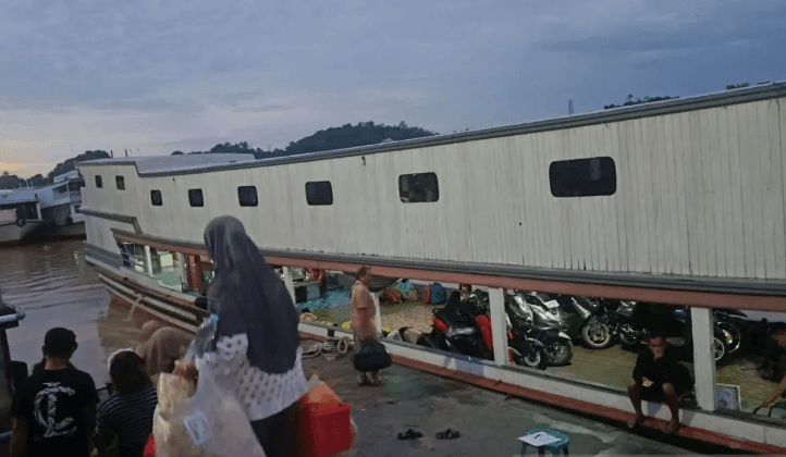 Tiga Kapal Angkutan Sungai Berangkat dari Samarinda untuk Arus Mudik Lebaran