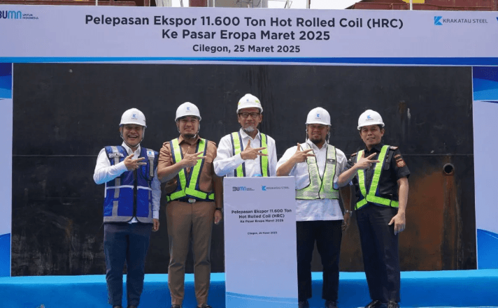 Krakatau Steel Kirim Baja ke Eropa, Perluas Pasar Internasional