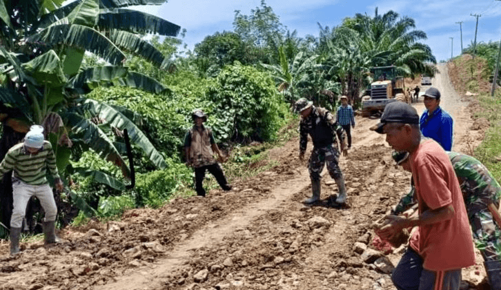 TMMD ke-123 Buka Akses Ekonomi dan Ketahanan Pangan di Desa Talusi