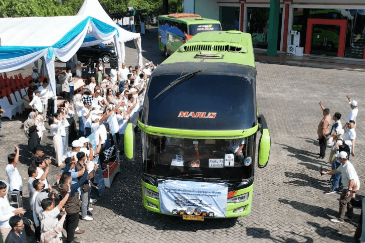 PTPN IV PalmCo Berangkatkan 1.020 Pemudik Gratis ke 10 Kota