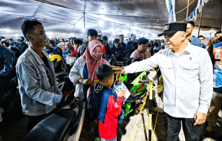 11.800 Sepeda Motor Menyeberang dari Pelabuhan Ciwandan dalam Arus Mudik Lebaran