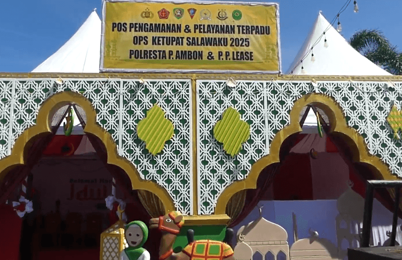 Polresta Ambon Siagakan 1.008 Personel di 16 Pos Pengamanan Lebaran 2025