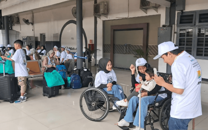 KAI Daop 1 Jakarta Layani 250 Pemudik Difabel pada H-2 Lebaran