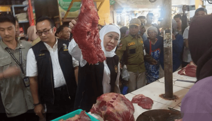Gubernur Jatim Pantau Ketersediaan Pangan di Madiun Jelang Lebaran