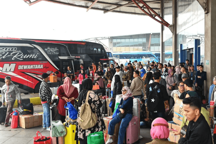 Lonjakan Penumpang Angkutan Bus Capai 94 Persen
